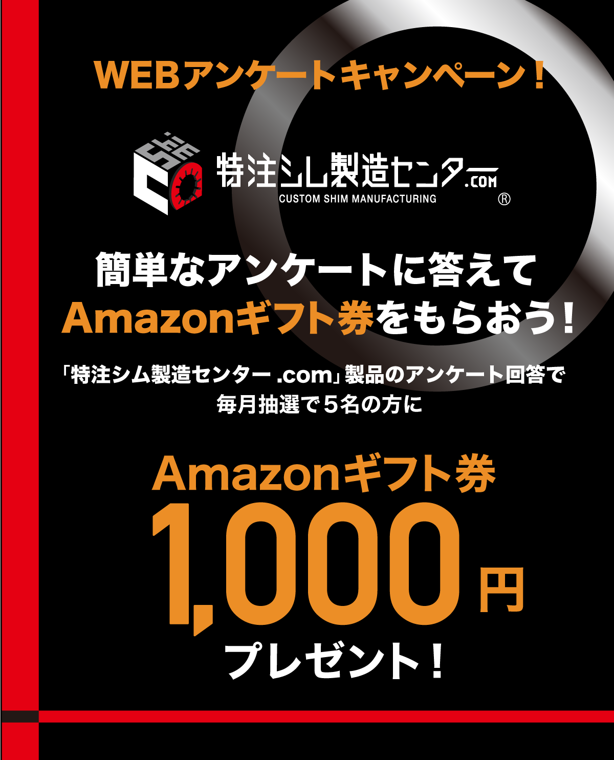 Amazonギフトプレゼント！